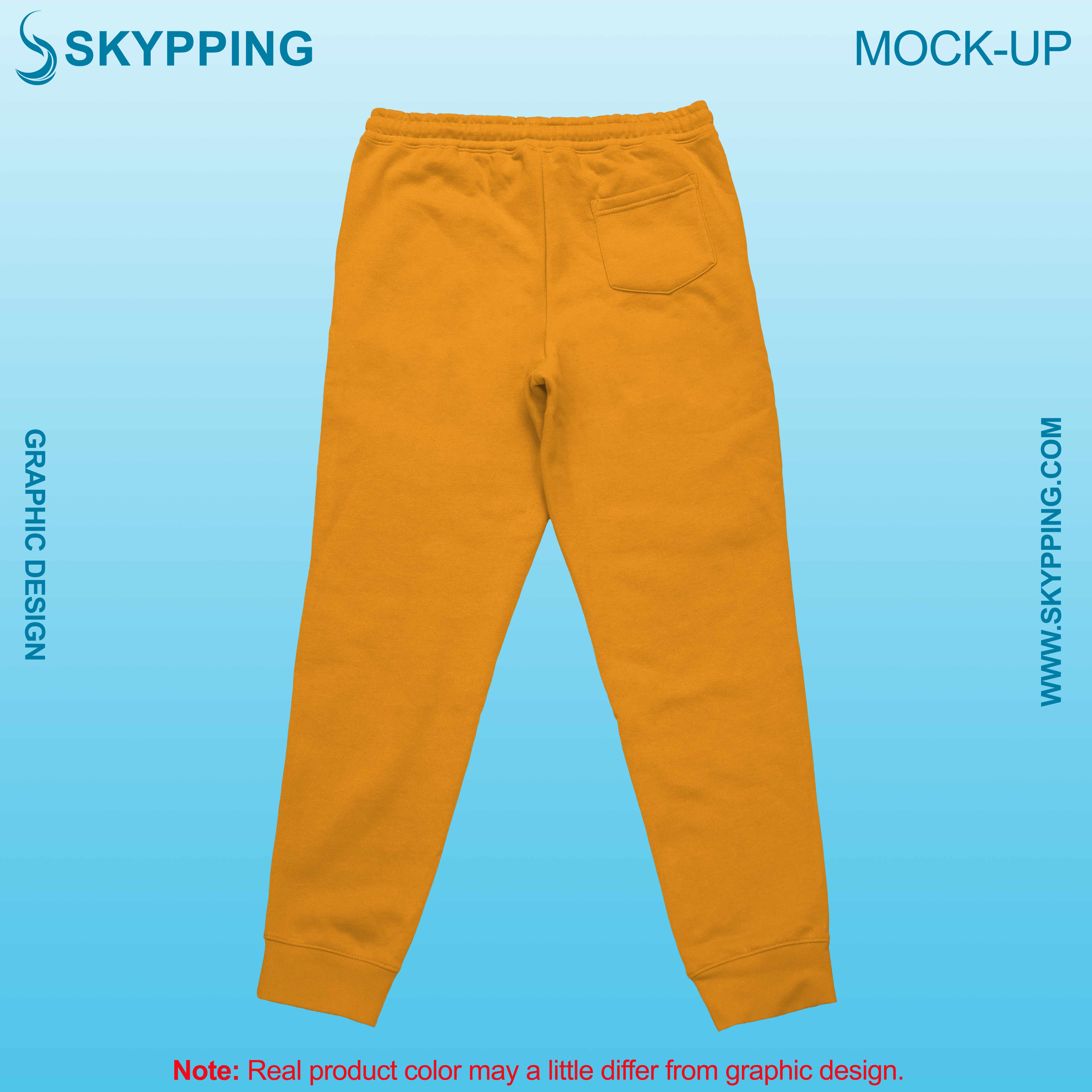 Sweatpant with Crossed Pocket and Ribbed Bottom